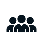 Icon für Privatpersonen und Unternehmen bei gravierten Türschildern